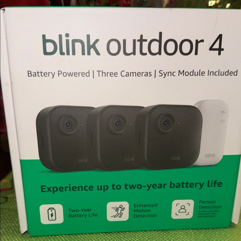 Blink Outdoor 4 Camera System - Black